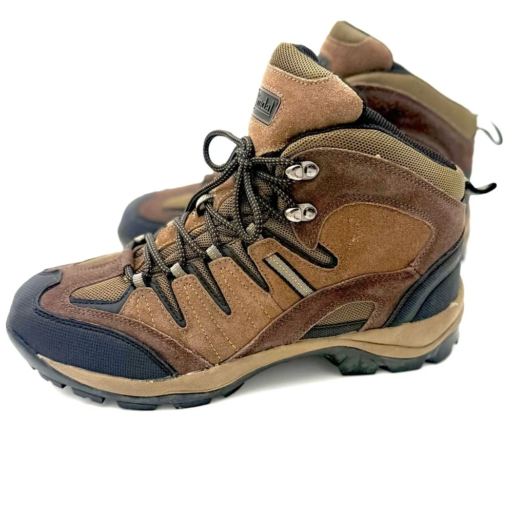 Bjorndal Men's Brown and Black Hiking‎ Boots NWOT, Ships next day . Size 10M